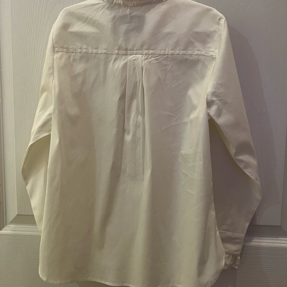 Girl’s Vineyard Vines White Long Sleeve Button Down Shirt Size 12 - Picture 3 of 5